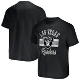 Las Vegas Raiders NFL x Darius Rucker Collection Stripe T-Shirt Black | Fanatics