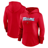 Miami Marlins Nike Women's City Connect Pregame Performance Pullover Hoodie - MLB