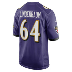 Tyler Linderbaum Baltimore Ravens Player Game Jersey Purple | Nike for Sale