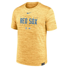 Boston Red Sox Nike City Connect Velocity Practice Performance T-Shirt - MLB