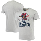 Nolan Arenado St. Louis Cardinals Homage Caricature Tri-Blend T-Shirt - MLB