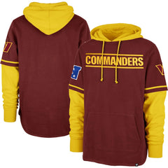Washington Commanders '47 Shortstop Pullover Hoodie Burgundy | 47 brand