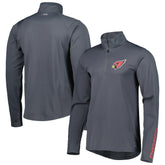 Arizona Cardinals MSX by Michael Strahan Half-Zip Pullover Charcoal | NFL