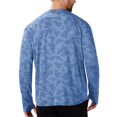 New York Giants MSX by Michael Strahan Performance Camo Long Sleeve T-Shirt Royal | NFL