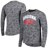 Arizona Cardinals MSX by Michael Strahan Performance Camo Long Sleeve T-Shirt Gray | NFL