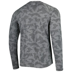 Detroit Lions MSX by Michael Strahan Performance Camo Long Sleeve T-Shirt Black | NFL