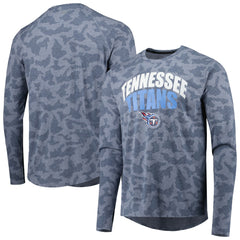 Tennessee Titans MSX by Michael Strahan Performance Camo Long Sleeve T-Shirt Navy | NFL