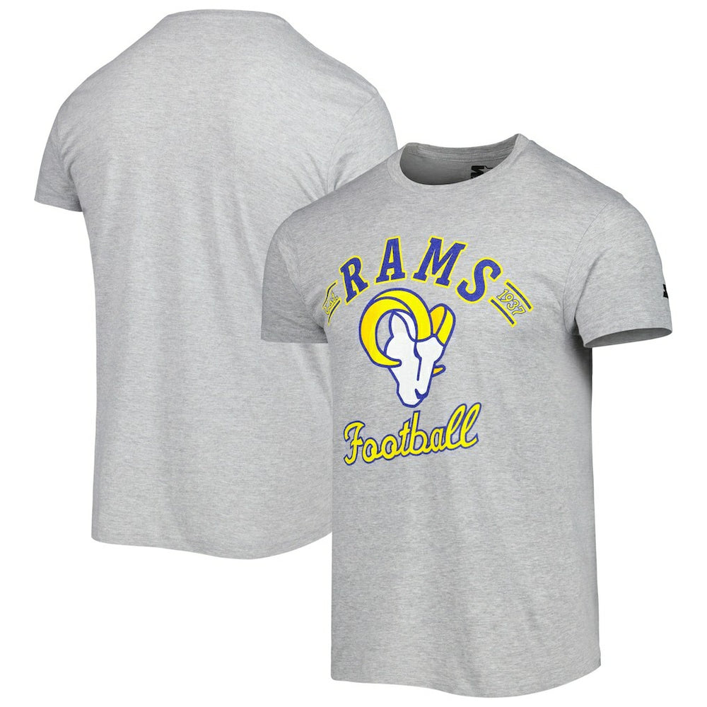 Los Angeles Rams Starter Prime Time T-Shirt Heathered Gray | NFL