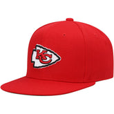 Kansas City Chiefs Youth Gridiron Classics Ground Snapback Hat Red | Mitchell & Ness