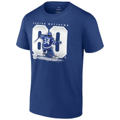 Auston Matthews Toronto Maple Leafs Fanatics Big & Tall Goal Record T-Shirt - Blue - NHL
