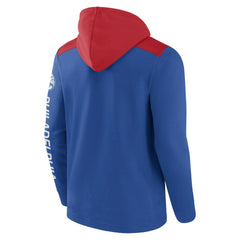 Philadelphia 76ers Skyhook Colorblock Full-Zip Hoodie Royal/Red - NBA