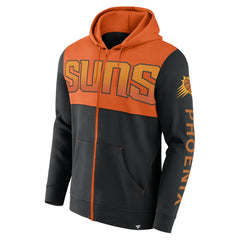 Phoenix Suns Skyhook Colorblock Full-Zip Hoodie Black/Orange - NBA