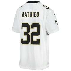 Tyrann Mathieu New Orleans Saints Youth Game Jersey White | Nike for Sale