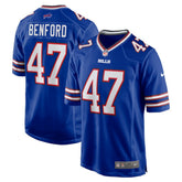 Christian Benford Buffalo Bills Game Jersey Royal | Nike for Sale