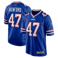 Christian Benford Buffalo Bills Game Jersey Royal | Nike for Sale