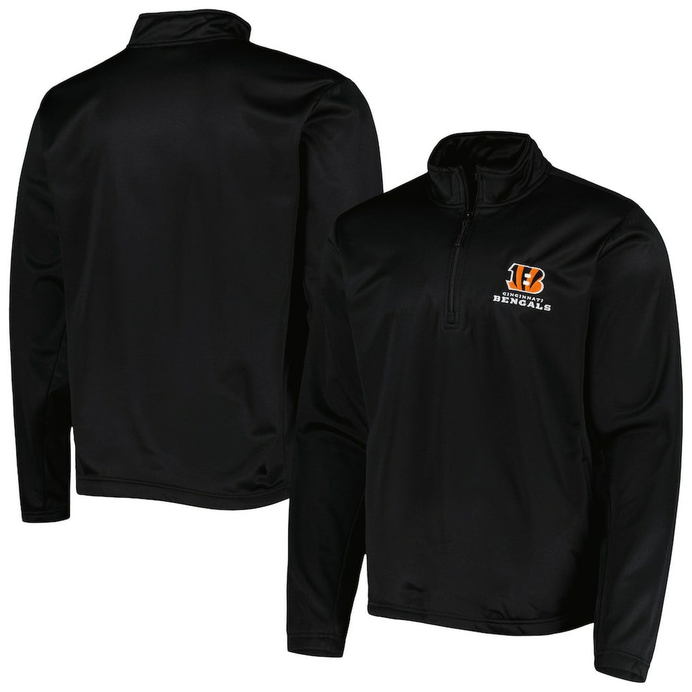 Cincinnati Bengals Dunbrooke All-Star Tech Quarter-Zip Top Black | NFL