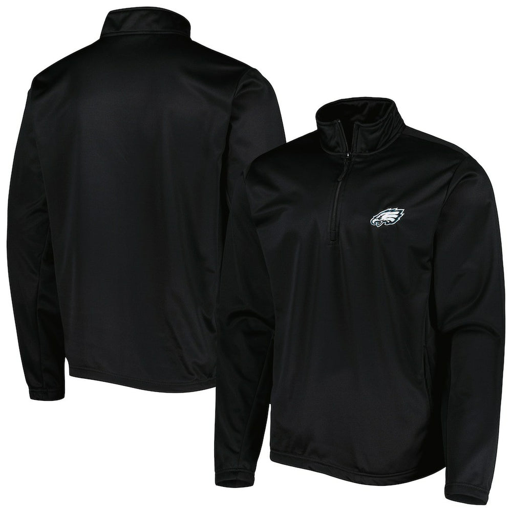 Philadelphia Eagles Dunbrooke All-Star Tech Quarter-Zip Top Black | NFL