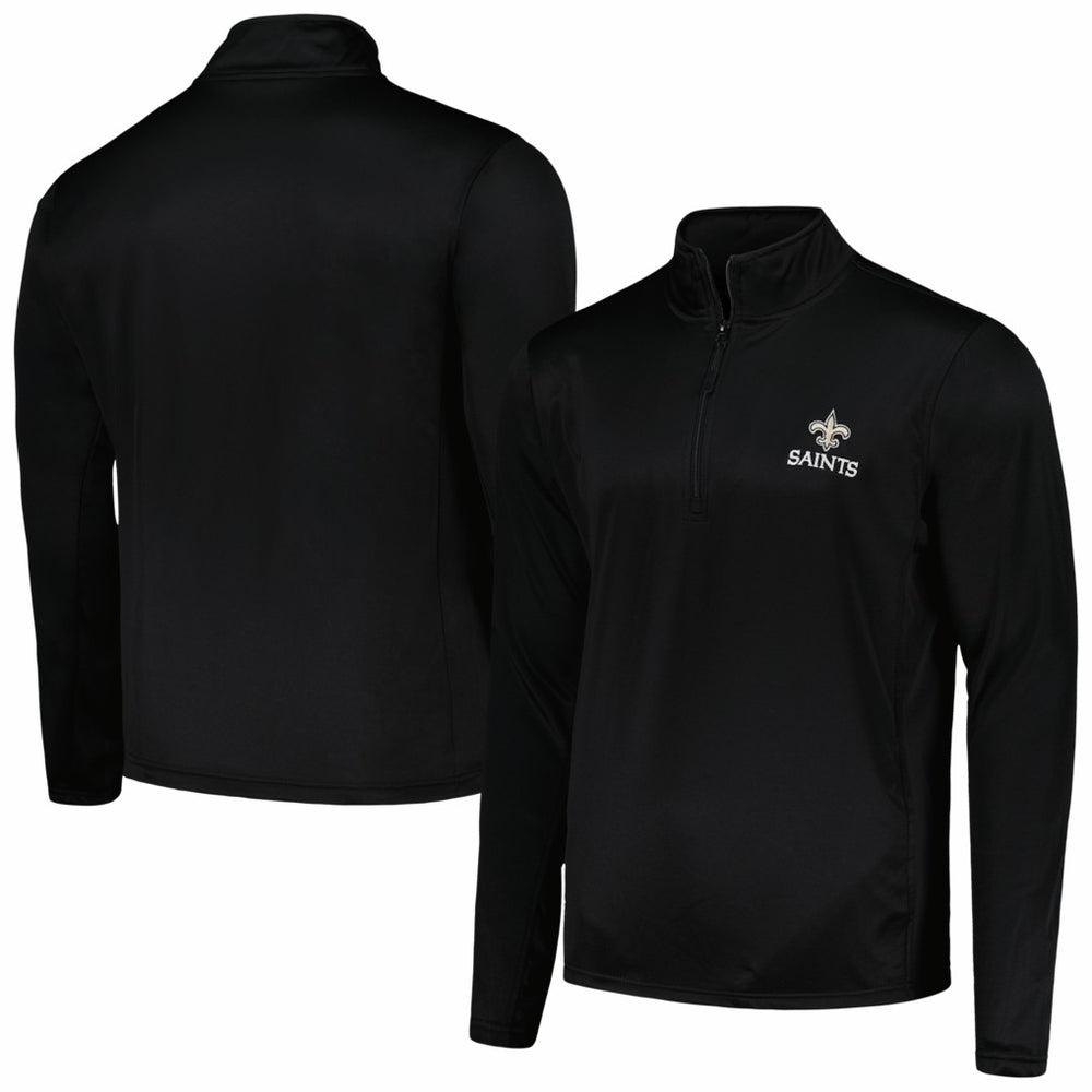New Orleans Saints Dunbrooke All-Star Tech Quarter-Zip Top Black | NFL