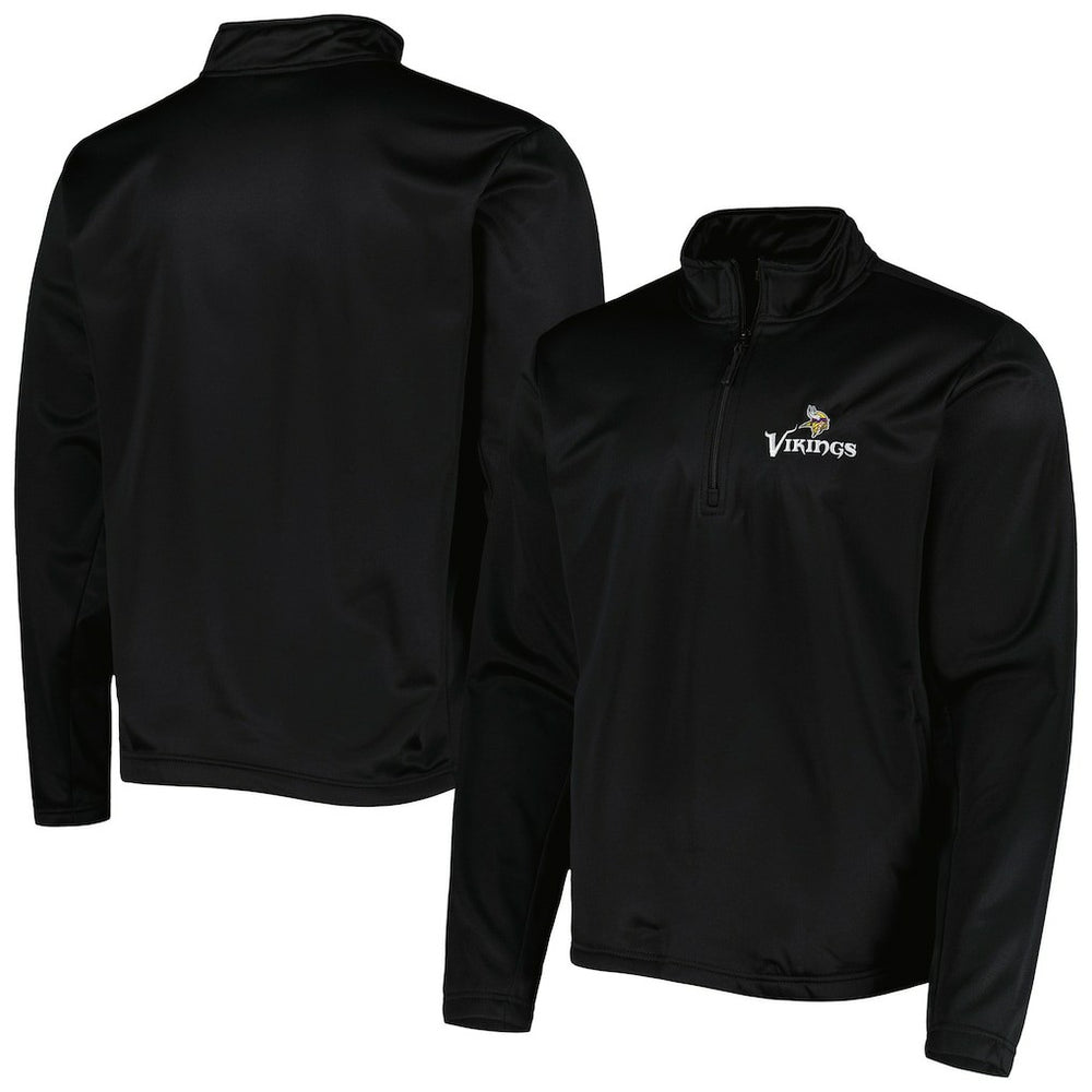 Minnesota Vikings Dunbrooke All-Star Tech Quarter-Zip Top Black | NFL