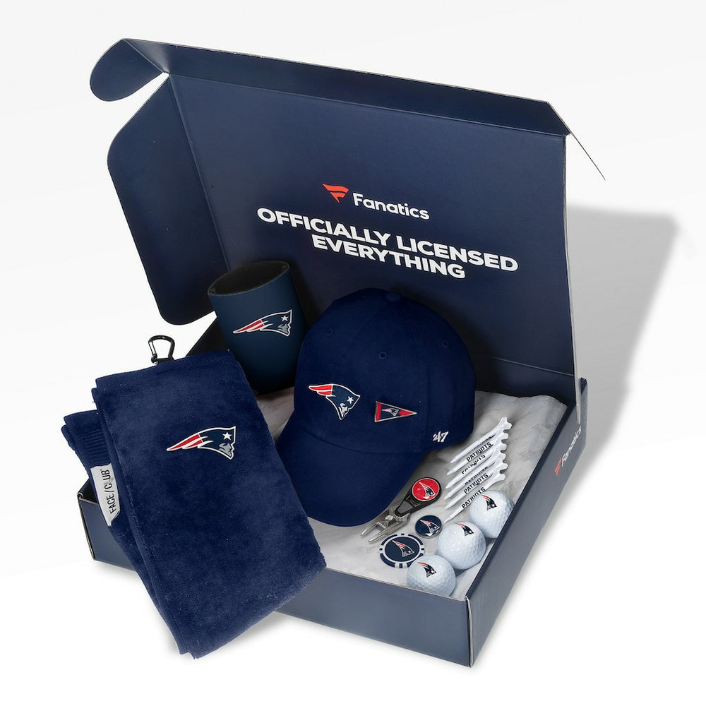 New England Patriots Pack Golf-Themed Gift Box $105+ Value | Fanatics