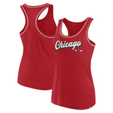 Chicago Bulls Women's Wordmark Logo Racerback Tank Top Red - NBA
