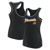 Phoenix Suns Women's Wordmark Logo Racerback Tank Top Black - NBA
