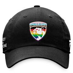 Florida Panthers Fanatics Team Logo Pride Adjustable Hat - Black - NHL