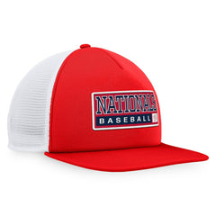 Washington Nationals Majestic Foam Trucker Snapback Hat - MLB