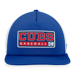 Chicago Cubs Majestic Foam Trucker Snapback Hat - MLB