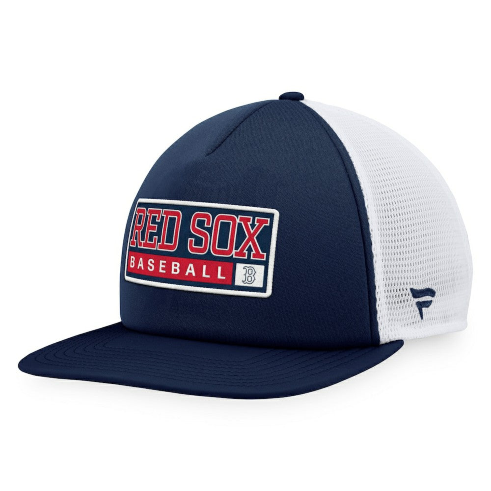 Boston Red Sox Majestic Foam Trucker Snapback Hat - MLB
