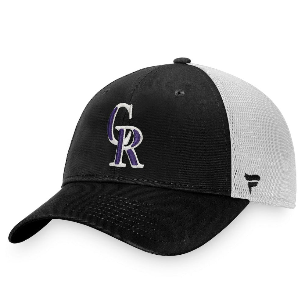 Colorado Rockies Fanatics Cooperstown Collection Core Trucker Snapback Hat - MLB