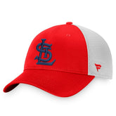 St. Louis Cardinals Fanatics Cooperstown Collection Core Trucker Snapback Hat - MLB