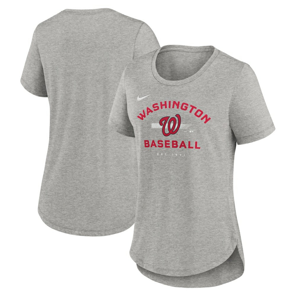 Washington Nationals Nike Women's Hot Prospect Tri-Blend T-Shirt - MLB