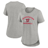 Washington Nationals Nike Women's Hot Prospect Tri-Blend T-Shirt - MLB