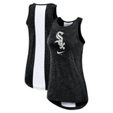 Chicago White Sox Nike Women's Dri-FIT Performance Right Mix High Neck Tank Top - MLB