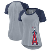 Los Angeles Angels Nike Women's Summer Breeze Raglan Fashion T-Shirt - MLB