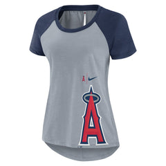 Los Angeles Angels Nike Women's Summer Breeze Raglan Fashion T-Shirt - MLB