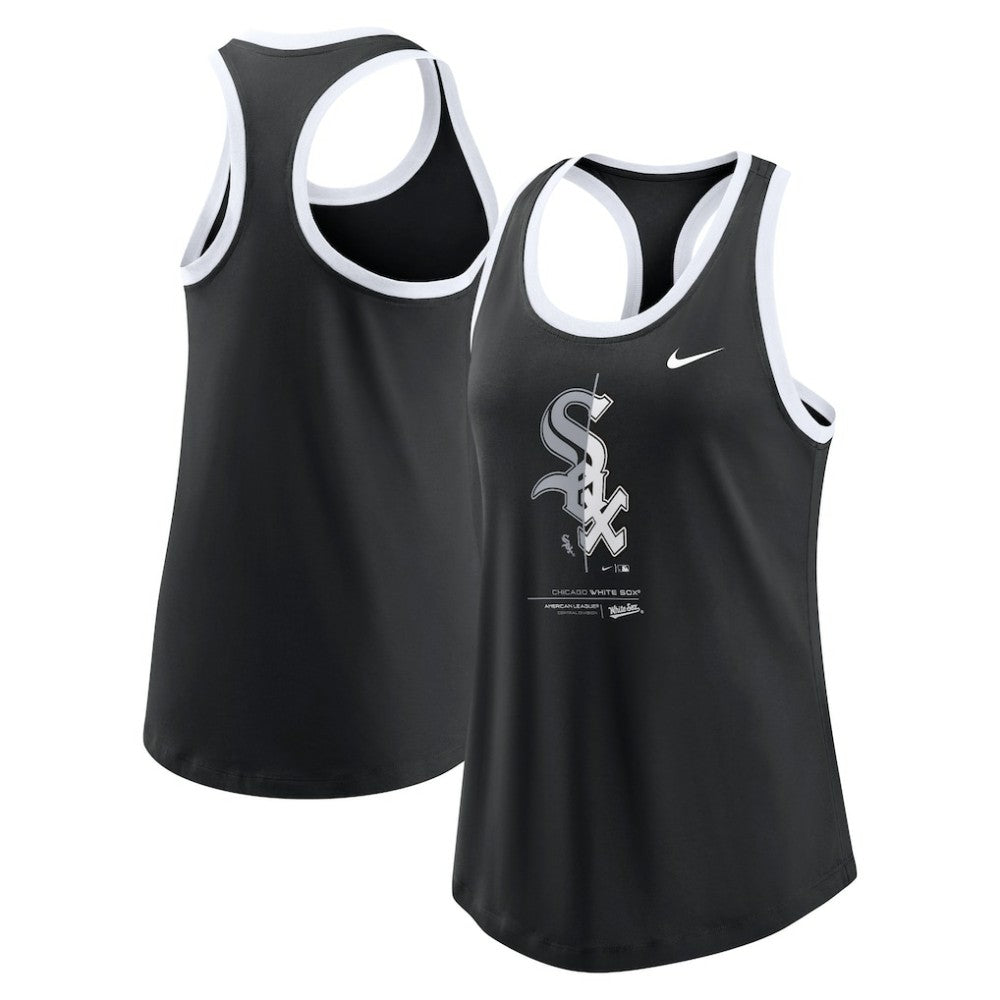 Chicago White Sox Nike Women's Tech Tri-Blend Tank Top - MLB
