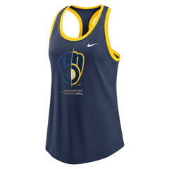 Milwaukee Brewers Nike Women's Tech Tri-Blend Tank Top - MLB