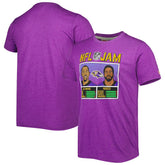 Ray Lewis & Ed Reed Baltimore Ravens Homage Unisex NFL Jam Retired Tri-Blend T-Shirt Heather Purple | NFL