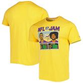 Randy Moss & Daunte Culpepper Minnesota Vikings Homage Unisex NFL Jam Retired Tri-Blend T-Shirt Heather Gold | NFL