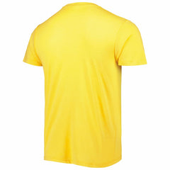 Justin Herbert Los Angeles Chargers Homage Unisex NFL Blitz Player Tri-Blend T-Shirt Heather Gold | NFL
