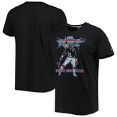 Deion Sanders Atlanta Falcons Homage Unisex NFL Blitz Retired Player Tri-Blend T-Shirt Heathered Heather Black | NFL