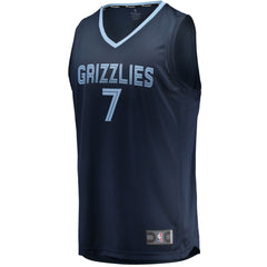 Santi Aldama Memphis Grizzlies Fast Break Replica Jersey Icon Edition Navy - NBA