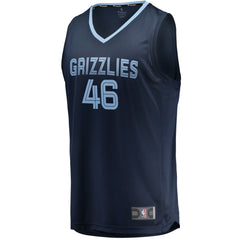 John Konchar Memphis Grizzlies Fast Break Replica Jersey Icon Edition Navy - NBA