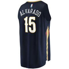 Jose Alvarado New Orleans Pelicans Fast Break Replica Jersey Icon Edition Navy - NBA