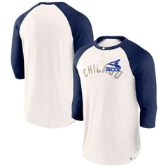 Chicago White Sox Fanatics Backdoor Slider Raglan 3/4-Sleeve T-Shirt - MLB