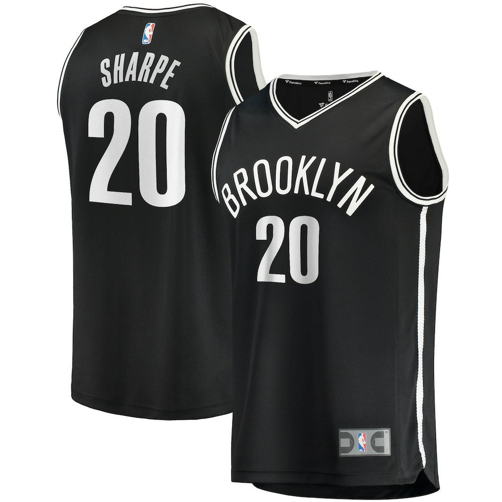 Day'Ron Sharpe Brooklyn Nets Fast Break Replica Jersey Icon Edition Black - NBA