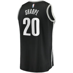 Day'Ron Sharpe Brooklyn Nets Fast Break Replica Jersey Icon Edition Black - NBA