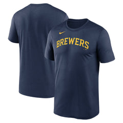 Milwaukee Brewers Nike New Legend Wordmark Dri-FIT T-Shirt - MLB